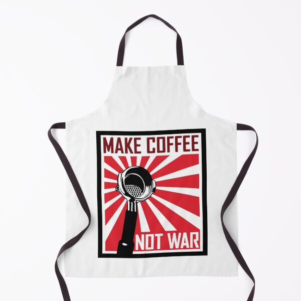Item preview, Make Coffee Not War Retro Espresso Design designed and sold by Macias123.