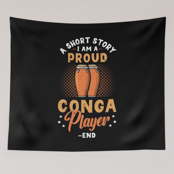 Item preview, Conga Player A Short Story I Am A Conga Drummer designed and sold by tshirtconcepts.