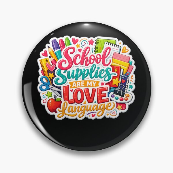 Item preview, School Supplies Are My Love Language designed and sold by XYZ Studio.