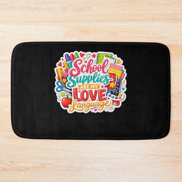 Item preview, School Supplies Are My Love Language designed and sold by XYZ Studio.