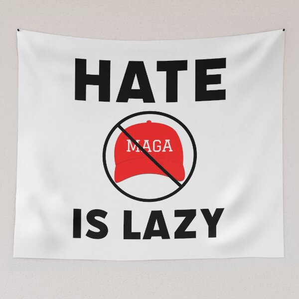 Item preview, Hate is lazy. designed and sold by Rachel the Artist .
