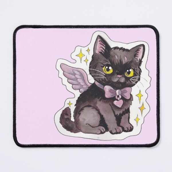 Item preview, black cat art designed and sold by Darkfully-Done.
