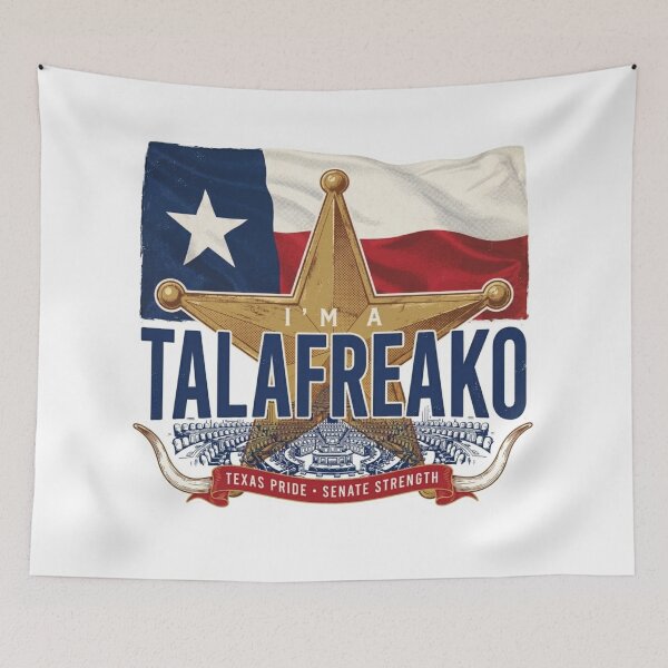 Item preview, I'm A Talafreako: Texas Pride & Senate Strength Sticker designed and sold by MerchlyMike.