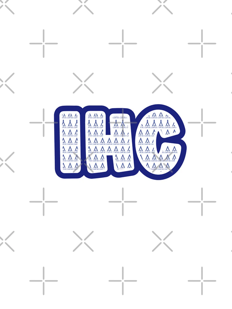Thumbnail 4 of 4, iPhone Case, Camp IHC Pattern Sticker designed and sold by RokDesignsNY.