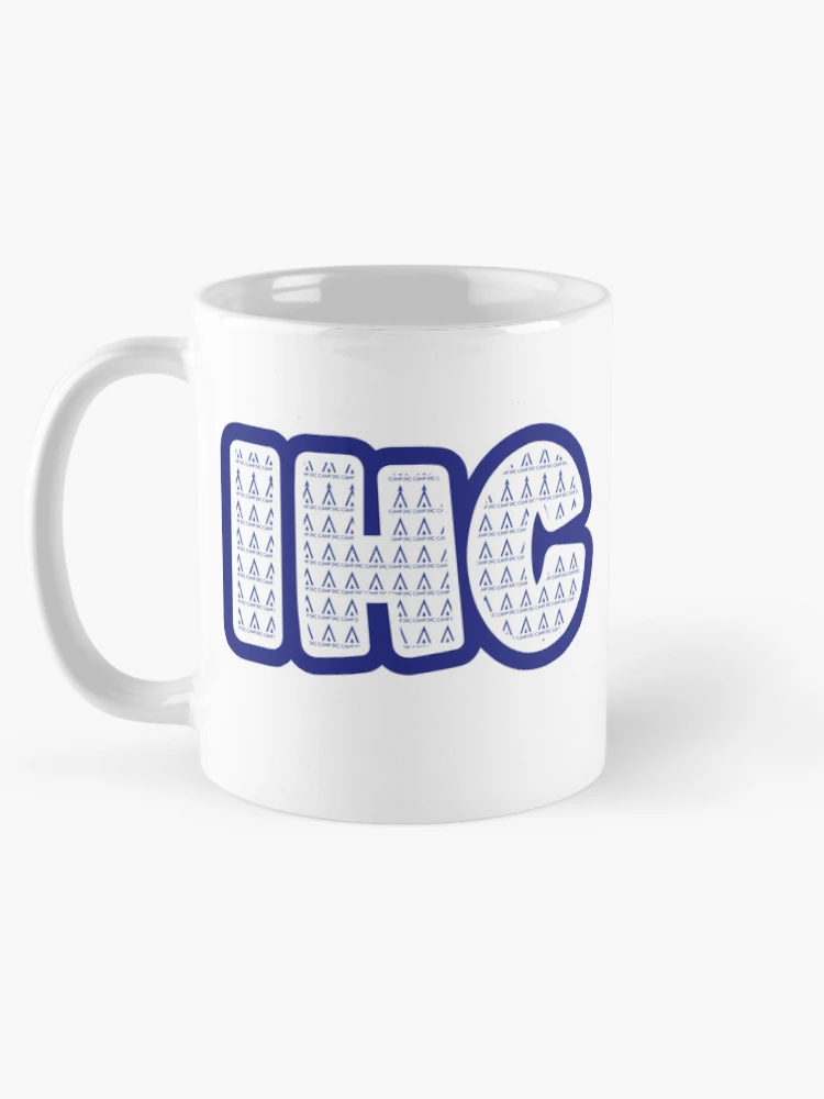 Thumbnail 5 of 6, Coffee Mug, Camp IHC Pattern Sticker designed and sold by RokDesignsNY.