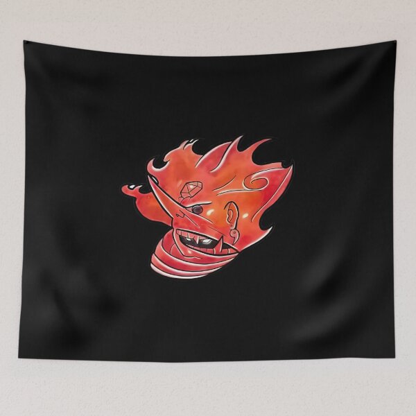 Item preview, The Blazing Spectral Shield - Fiery Tengu Mask designed and sold by Mrdonut-ARt.