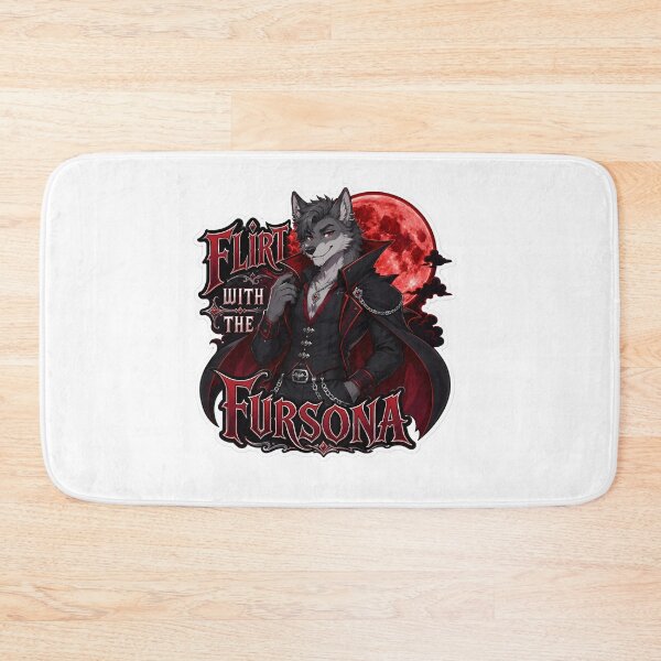 Item preview, Flirt With The Fursona Vampire Wolf Furry designed and sold by Furrenzy.
