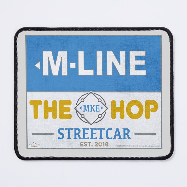 Item preview, MKE HOP M-Line • Milwaukee Streetcar designed and sold by MKE Rhine Maiden • Grumble Services, LLC..