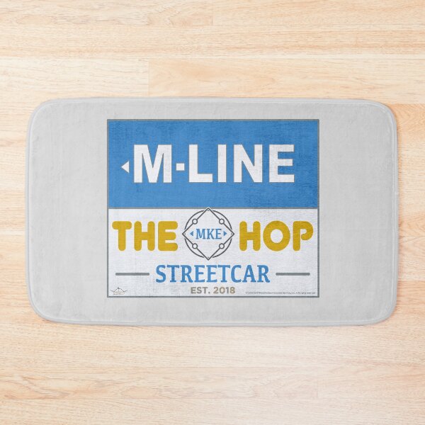 Item preview, MKE HOP M-Line • Milwaukee Streetcar designed and sold by MKE Rhine Maiden  •  Grumble Services, LLC..