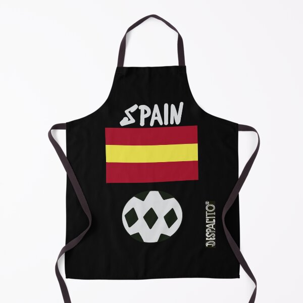 Item preview, Despacito® Spain Flag Black White Ball Futbol Text designed and sold by DespacitoBrand.