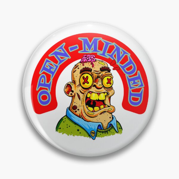 Item preview, OPEN-MINDED FUNNY ZOMBIE designed and sold by breakFUNst.