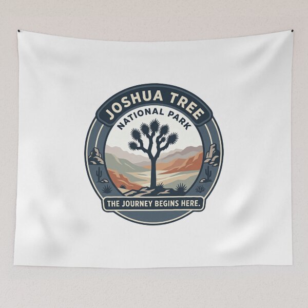 Item preview, Joshua Tree National Park The Journey Begins Here California Travel Adventure Hiking designed and sold by Simsimah26Parks.