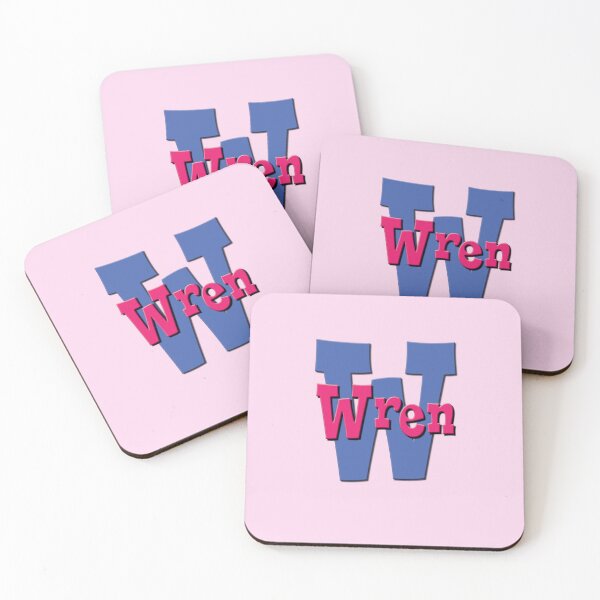 Item preview, W is for Wren, Girl’s and Woman's Name and Initial  designed and sold by CharlottePlaceArt.