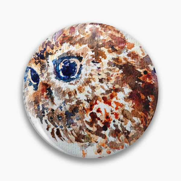Item preview, Owl watercolor designed and sold by Inkhov Art.