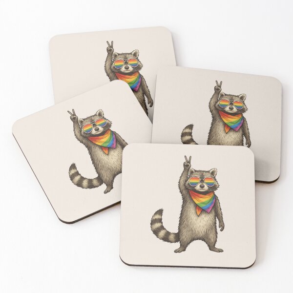 Item preview, Raccoon Pride LGBT, Raccoon Pride Flag, Pride, Funny lgbt, Lgbtq Support, Equality, Gay Pride designed and sold by toongstudio.