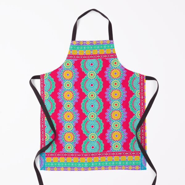 Item preview, Vibrant Folk Art Mandala Symmetrical Pattern designed and sold by findlost.