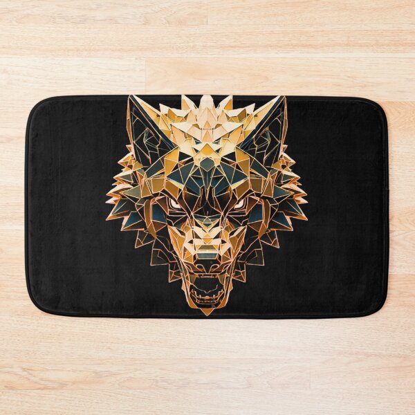 Item preview, Fierce 3D Geometric Wolf designed and sold by zuczekgti.