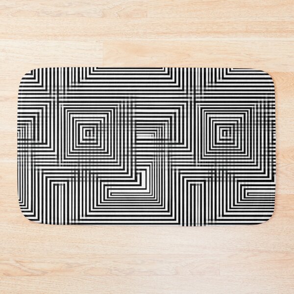 Item preview, Abstract Geometric Optical Illusion Pattern designed and sold by MegaNovaArt.