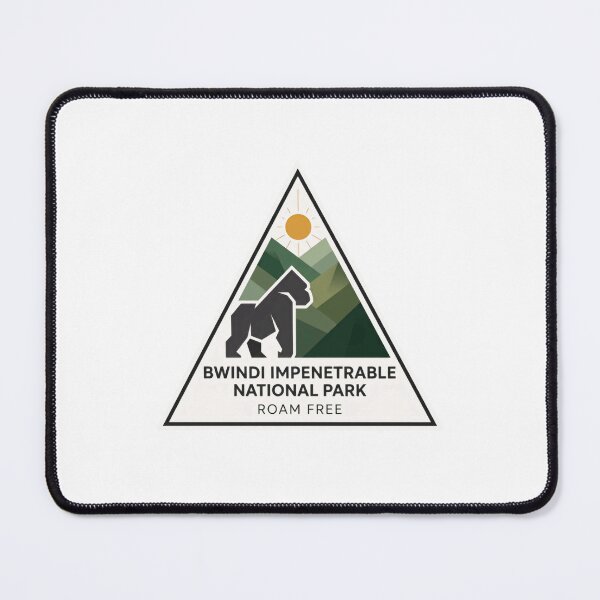 Item preview, Bwindi Impenetrable National Park Roam Free Uganda Gorilla Wildlife Traveler designed and sold by Simsimah26Parks.
