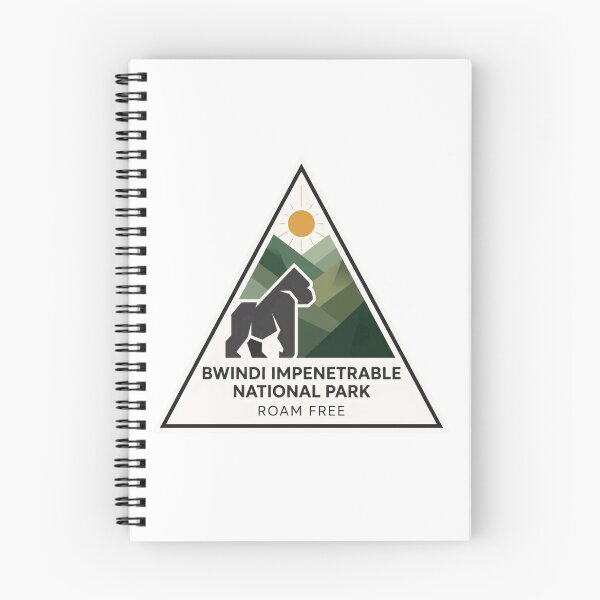 Item preview, Bwindi Impenetrable National Park Roam Free Uganda Gorilla Wildlife Traveler designed and sold by Simsimah26Parks.