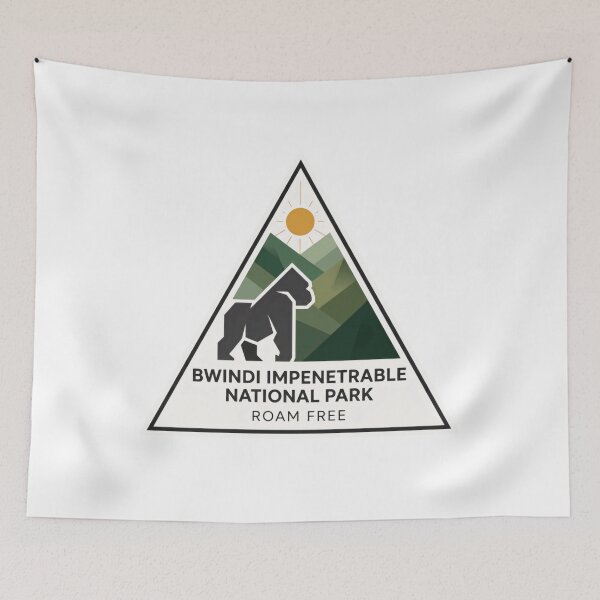 Item preview, Bwindi Impenetrable National Park Roam Free Uganda Gorilla Wildlife Traveler designed and sold by Simsimah26Parks.