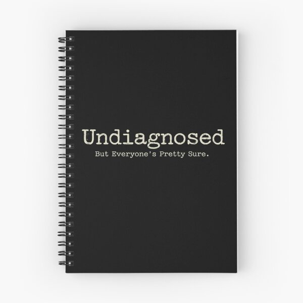 Item preview, Undiagnosed But Everyone's Pretty Sure Relatable Personality Humor Gift designed and sold by RetroMini2026.