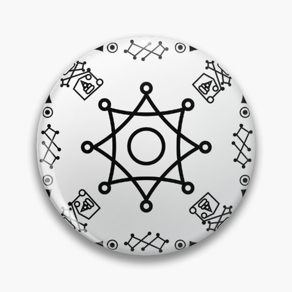 Item preview, Minimalist star mandala seamless unit with abstract celestial symbols designed and sold by Longsilp.