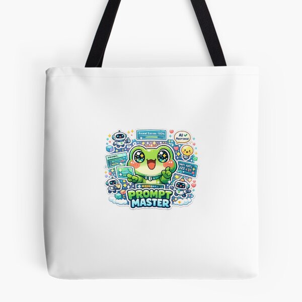 Item preview, Kawaii Frog Prompt Master AI Sticker designed and sold by Cozy404Lab.
