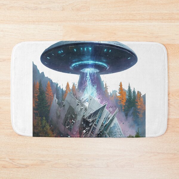 Item preview, Insurance Wont Cover - Funny UFO Alien Sci Fi Art designed and sold by Modern Nest Art.