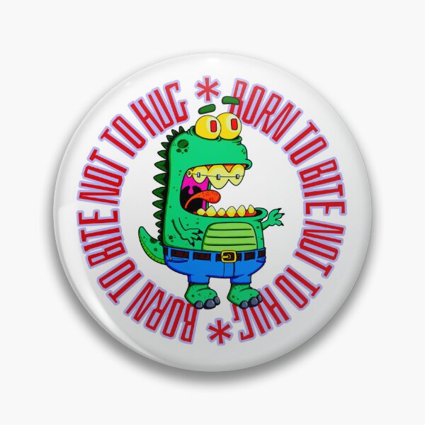 Item preview, Cute T-Rex wearing jeans and braces designed and sold by breakFUNst.
