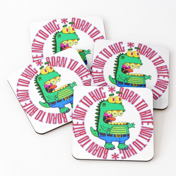Item preview, Cute T-Rex wearing jeans and braces designed and sold by breakFUNst.