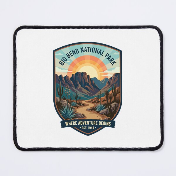 Item preview, Big Bend National Park Where Adventure Begins Texas Travel Hiking Adventure designed and sold by Simsimah26Parks.