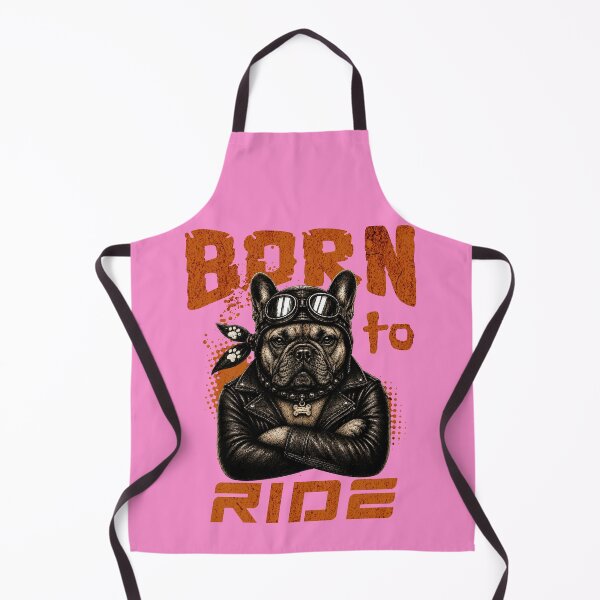 Item preview, French Bulldog Biker Design – Born To Ride Funny Motorcycle French Bulldog Gift designed and sold by PixelsPaws.