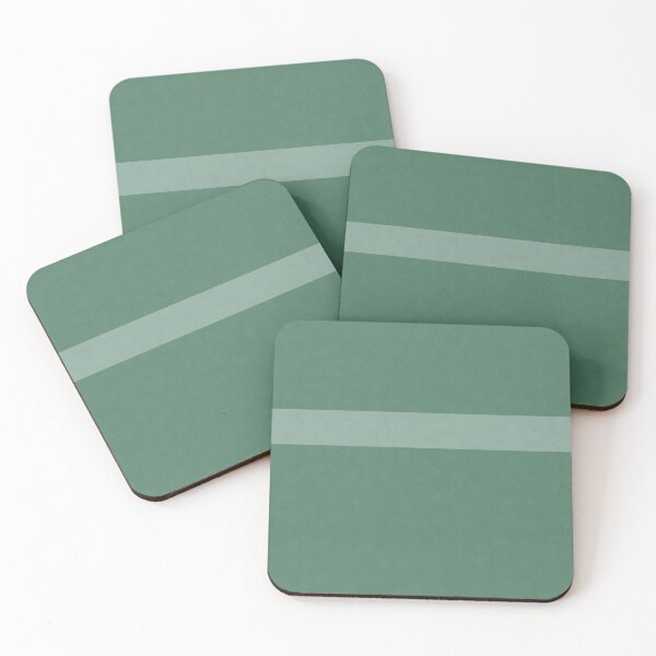 Item preview, Aesthetic Sage Green Bold Stripe Minimalist Art designed and sold by pluielegere.