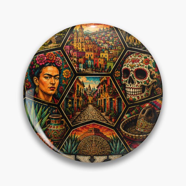 Item preview, Mexico Soccer Shirt - Mexican Landmarks Football Gift for Mexico Fans designed and sold by UrbanPrintVibes.