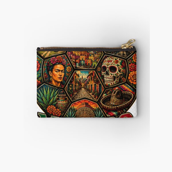 Item preview, Mexico Soccer Shirt - Mexican Landmarks Football Gift for Mexico Fans designed and sold by UrbanPrintVibes.