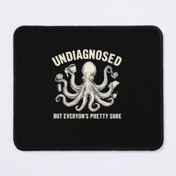 Item preview, Undiagnosed But Everyone's Pretty Sure ADHD Neurodivergent Humor designed and sold by RetroMini2026.