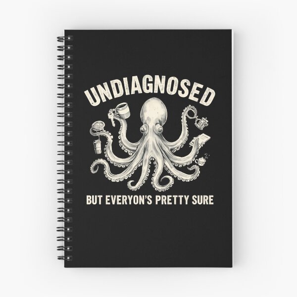 Item preview, Undiagnosed But Everyone's Pretty Sure ADHD Neurodivergent Humor designed and sold by RetroMini2026.