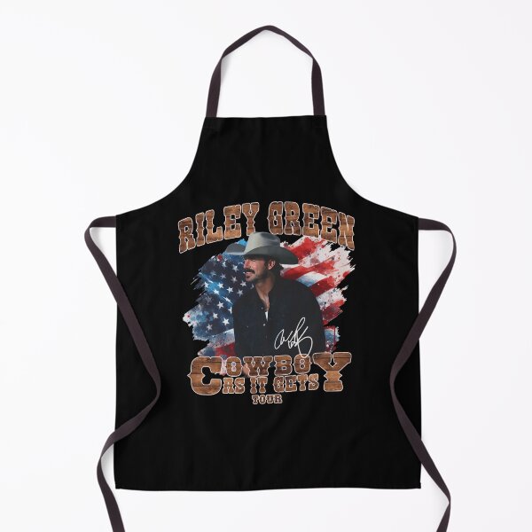 Item preview, Riley Vintage Green Cowboy Country Tour American Flag Country Music designed and sold by b3ida-zl.