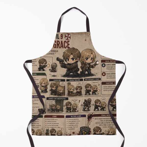 Item preview, resident evil 9 leon and grace designed and sold by CharmingFlowers.
