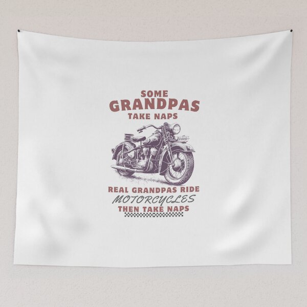 Item preview, Grandpas Motorcycle Rider designed and sold by LuveraxArt.