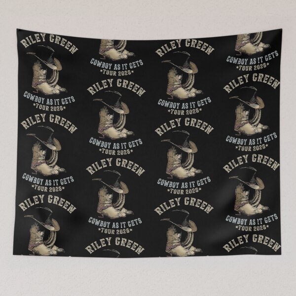 Item preview, Riley-Green Cowboy As It Gets Tour 2026 Country Music Fan  designed and sold by b3ida-zl.
