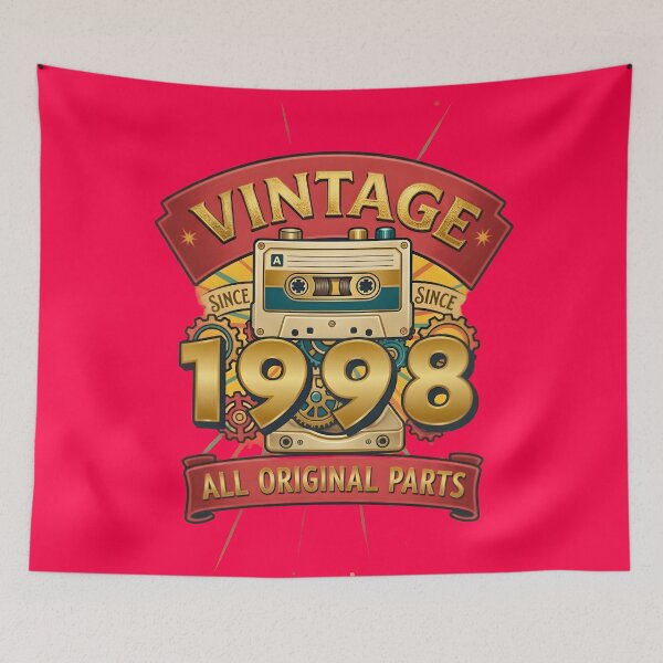 Item preview, Vintage 1998 All Original Parts Retro Cassette Design designed and sold by L&L.