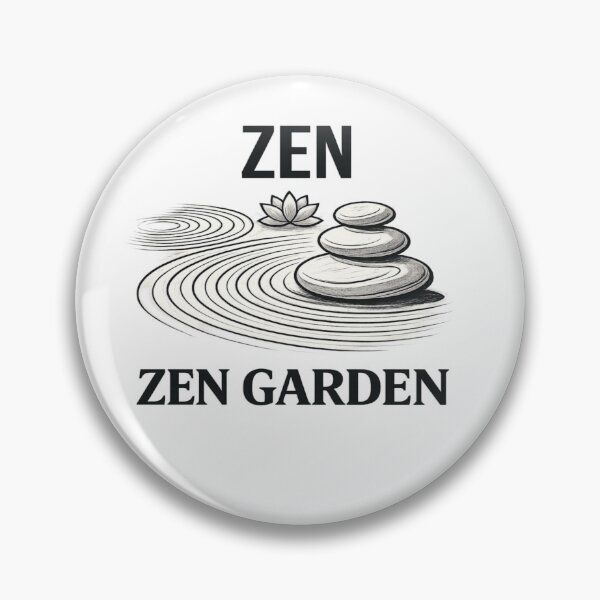 Item preview, Minimalist Zen garden illustration with stones and lotus blossom designed and sold by Ahmedsyde.