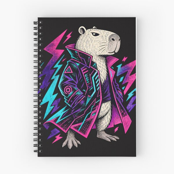 Item preview, High Voltage Cyber Capybara designed and sold by AwesomeBeyondLimits.