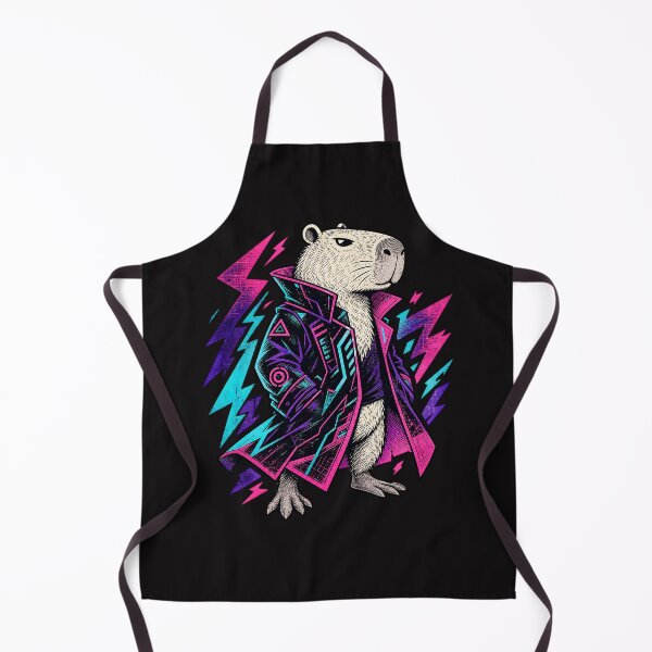 Item preview, High Voltage Cyber Capybara designed and sold by AwesomeBeyondLimits.