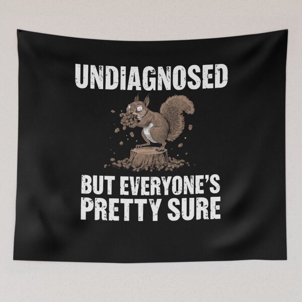 Item preview, Undiagnosed But Everyone's Pretty Sure ADHD Neurodivergent Humor designed and sold by RetroMini2026.