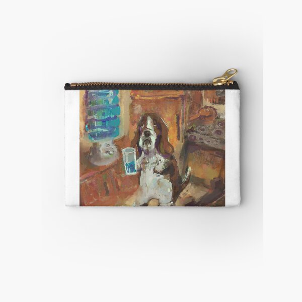 Item preview, Basset Hound hydrating, perhaps to cry later. designed and sold by guilhernunes.