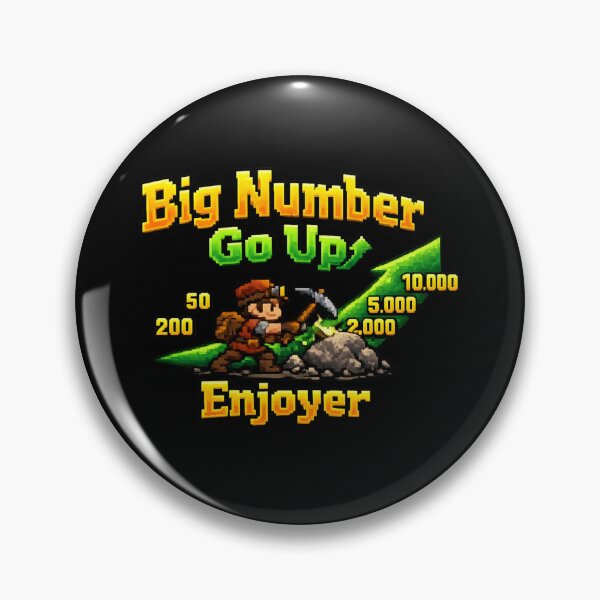 Item preview, Big Number Go Up Enjoyer designed and sold by ContTraders.