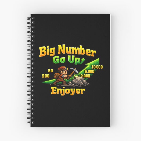 Item preview, Big Number Go Up Enjoyer designed and sold by ContTraders.